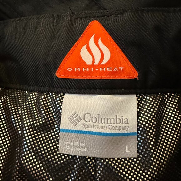 Like New Columbia Bold Black Omni-Heat Insulated Snow Pants in Youth Large - Picture 3 of 14